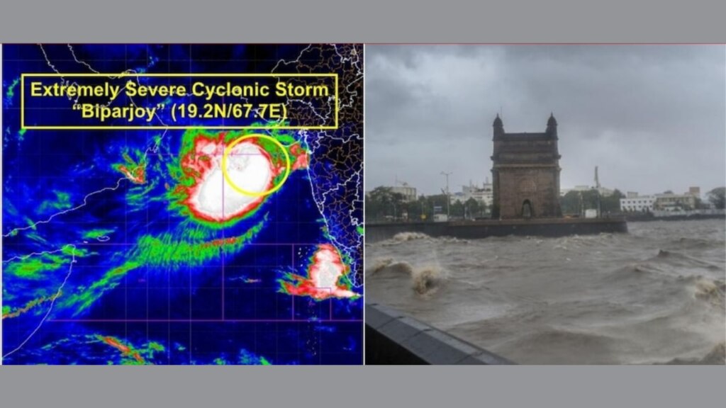 cyclone biporjoy mumbai sea changed the direction live tracker coast maharashtra gujarat monsooon