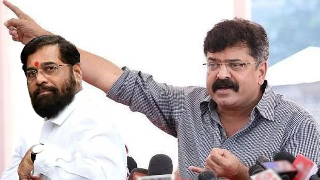 bjp shiv sena cm eknath shinde devendra fadnavis advertisement dispute ncp jitendra awhad