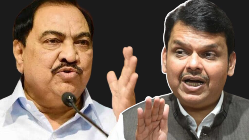 Devendra Fadnavis, who came to Jalgaon, strongly criticized Eknath Khadse. On the other hand, Khadse has also responded to Fadnavis in very harsh words.