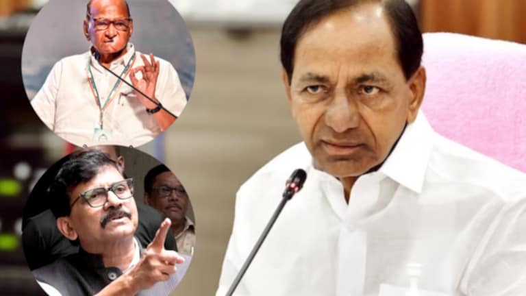 KCR यांच्यावर महाराष्ट्रात येताच ठपका, शरद पवारांनंतर संजय राऊत काय बोलले? KCR in Maharashtra; Sanjay Raut and Sharad Pawar said he is bjp's B team