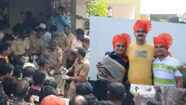 kolhapur crime news : chief of arjun udyog group santosh shinde killed wife, son and commit suicide