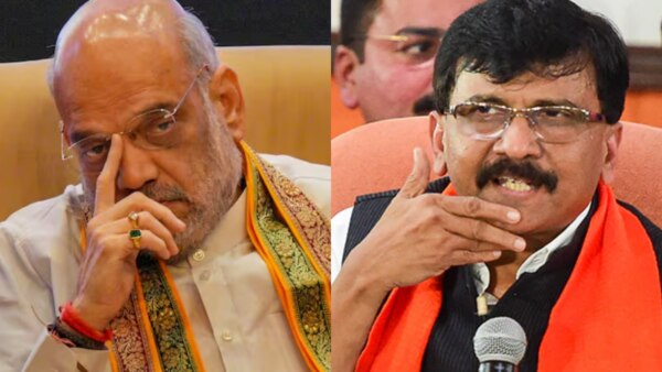 Sanjay Raut hits out at union home minister Amit shah.