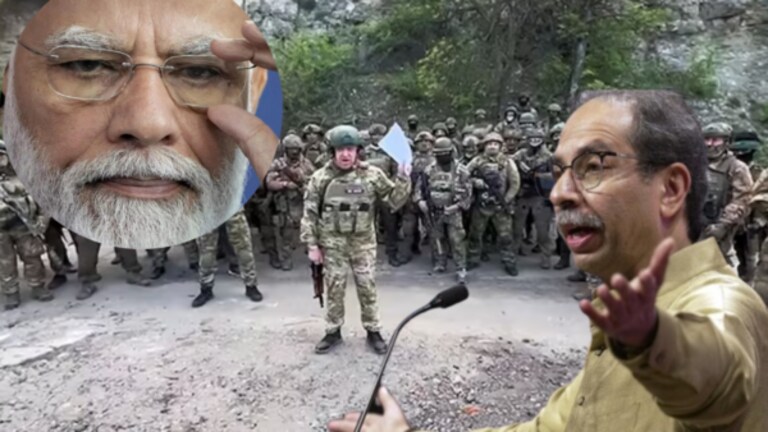 पुतिन यांच्याविरोधात बंड, मोदींना इशारा; शिवसेनेने (UBT) सांगितला भारतातील वॅग्नर ग्रुप wagner group russia conflict : uddhav Thackeray hits out at narendra modi and bjp.