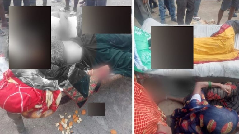 लग्न घरी रक्ताचा सडा! नवरदेव-नवरीच्या गळ्यावर फिरवला चाकू, 5 जणांना झोपेतच संपवलं five family member brutal murder including bride and groom mainpuri news uttar pradesh