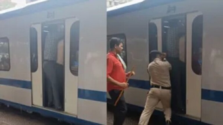 Video : मुंबई एसी लोकलमध्ये चढला, पण…, नंतर जे घडलं ते पाहुन आवरणार नाही हसू mumbaitak