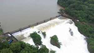 heavy to very heavy rainfall five gates of radhanagari dam opened flood water will enter kolhapur city news kolhapur