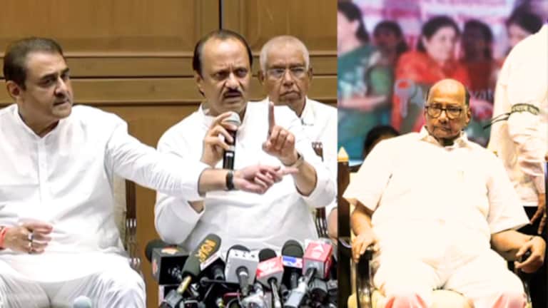 Maharashtra : शरद पवारांना देणार धक्का! अजित पवार जाणार निवडणूक आयोगात ajit camp likely to approach EC after today's meeting. Sharad pawar camp has filed a caveat in EC , to not hear any petition without hearing their side