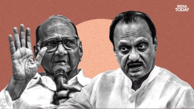 ना अजित पवारांकडे गेले ना शरद पवारांकडे? राष्ट्रवादीचे ते 6 आमदार कोण? Two meetings were held in Mumbai on Wednesday after Ajit Pawar revolted in NCP. Ajit Pawar organized a meeting at MET auditorium, while Sharad Pawar organized a meeting at YB Chavan Centre.