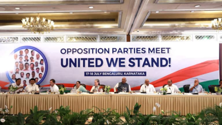 INDIA vs NDA : रणनीती ठरली! 11 नेते, सचिवालय… आता मुंबईत बैठक Rahul Gandhi said said that this fight is against the ideology of BJP. This is a fight between NDA and 'INDIA'.