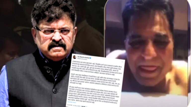 Kirit Somaiya : जितेंद्र आव्हाड सोमय्यांच्या बाजूने! सांगितला शरद पवारांचा किस्सा Jitendra awhad first reaction on kirit somaiya video case, he said this is wrong.