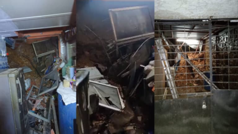 Andheri Landslide : मुंबईत बहुमजली इमारतीवर कोसळली दरड Landslide in mumbai : Due to the rain, the crack collapsed in the darkness. Ram Bagh building has collapsed in Chakala area and there has been huge damage.