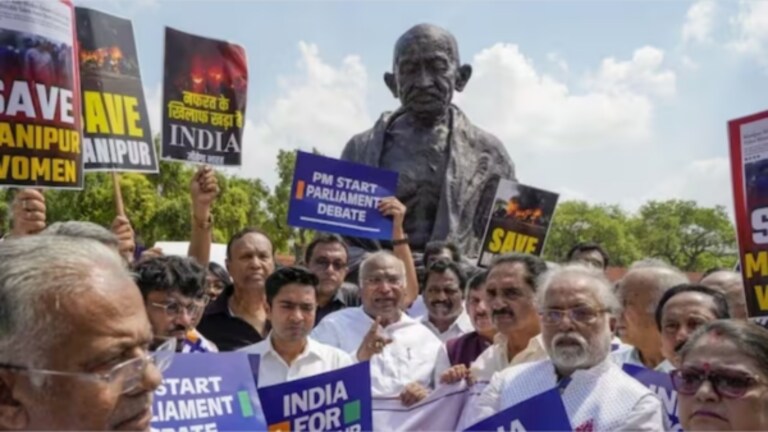 Lok Sabha : ‘इंडिया’ची महत्त्वाची बैठक! मोदी सरकारविरोधात आणणार अविश्वास प्रस्ताव Congress leader Adhir Ranjan Chowdhary said that we are bringing a no-confidence motion against the Modi government in Lok Sabha.