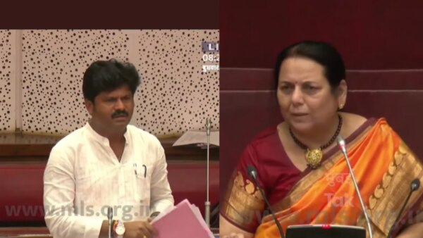 neelam gorhe hits out at Gopichand padalkar over conduct misbehave in the assembly house