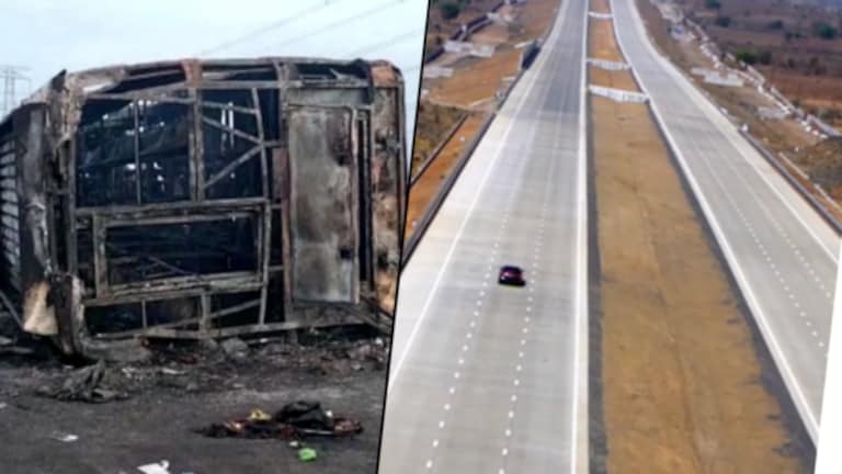 Samruddhi Mahamarg Accident : ‘ना टायर फुटला, ना स्पीड जास्त’, असा झाला बस अपघात samruddhi mahamarg accident news : why vidarbha travels collided on divider?