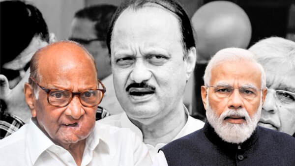 latest political news maharashtra : sharad pawar rection on ajit pawar oath ceremony