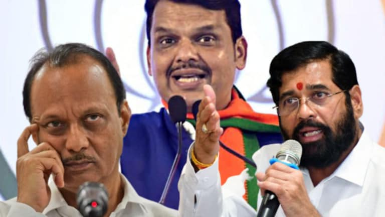 Maharashtra politics : अजित पवारांची NDA त एन्ट्री एकनाथ शिंदेंसाठी ‘बॅड न्यूज’! Maharashtra Politics latest News : Ajit Pawar joining the government in Maharashtra means that Eknath Shinde's bargaining power in front of the BJP has reduced.