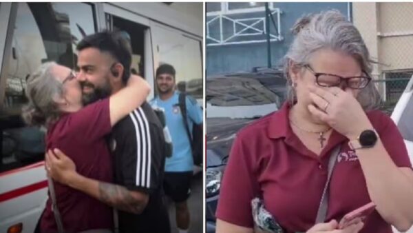ind vs wi wicket keeper joshau da silva mother kiss virat kohli get emotional video viral