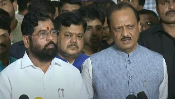 ajit pawar was the first answer on shiv sena party 50 crore rupees infront of cm eknath shinde vidhansabha