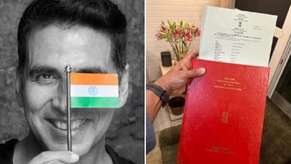 akshay kumar got indian citizenship share information in twitter 77th indepedence day