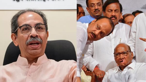 Sharad pawar Ajit pawar meets : uddhav Thackeray disappointed on sharad pawar ajit pawar meeting.