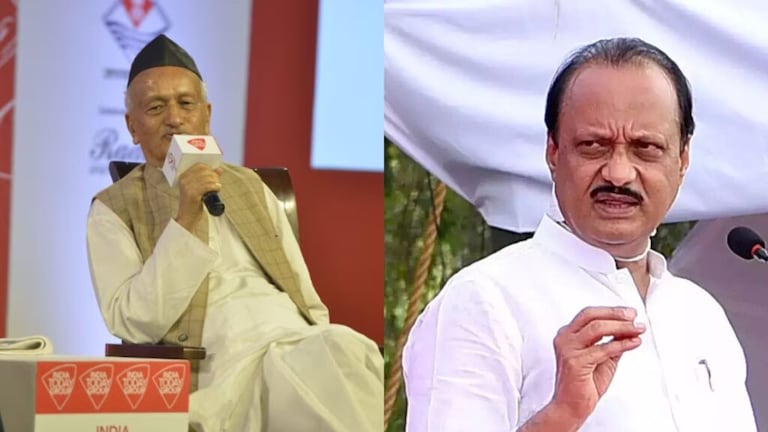 Bhagat Singh Koshyari: “अजितदादांची मला दया येते, पण…”; कोश्यारींच्या विधानाने उंचवल्या भुवया Bhagat Singh Koshyari ncp mla ajit pawar deputy cm Ajit Pawar mercy come sharad pawar