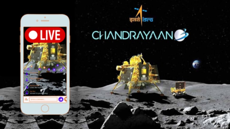 Chandrayaan-3 Landing: विक्रम लँडर चंद्रावर उतरतानाचा प्रत्येक क्षण ‘इथे’ पाहता येईल Live how would you watch Chandrayaan-3's moon landing? ISRO itself has found a solution to this problem. ISRO has tweeted that where can we see the landing of Chandrayaan-3?