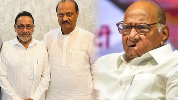 Ajit Pawar Sharad Pawar's call, then the race between the leaders of both the factions... Why is there a competition to bring Nawab Malik in his camp?