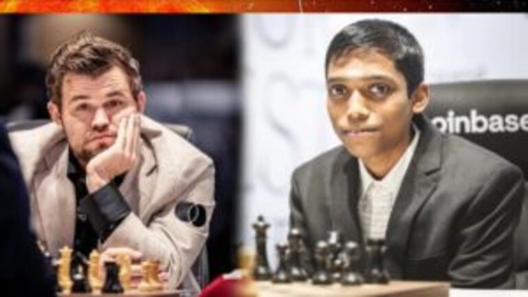 Pr Chess Worldcup Final 2023:बुद्धीबळ विश्वचषकावर मॅग्नस कार्लसनने कोरलं नाव, प्रज्ञानंद ठरला उपविजेता praggnanandhaa loose the match against magnus carlsen fide world cup chess tournament final 2023