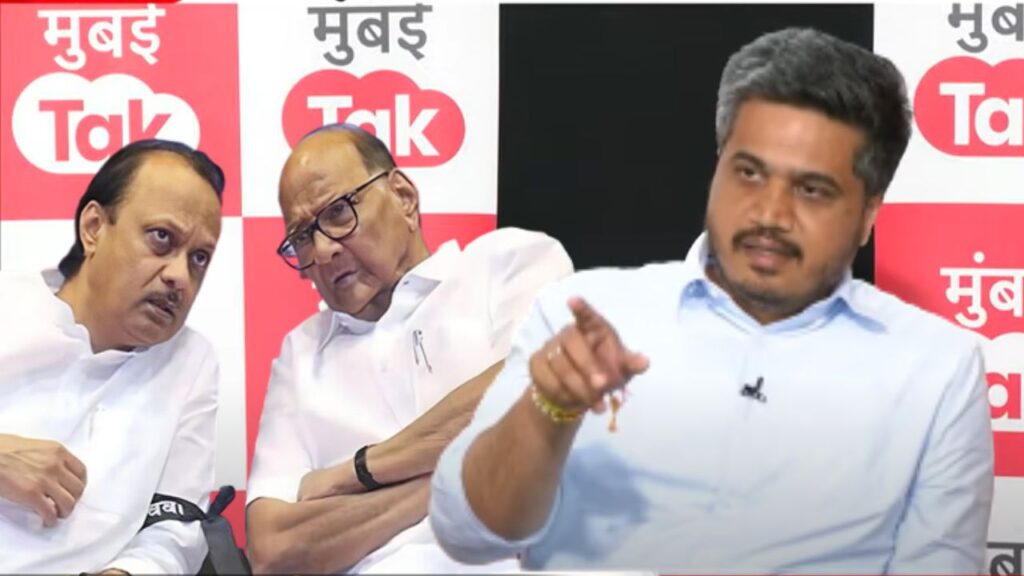 sharad pawar ajit pawar meet after ncp split rohit pawar tells meeting reason and pawar role mumbai tak chawadi