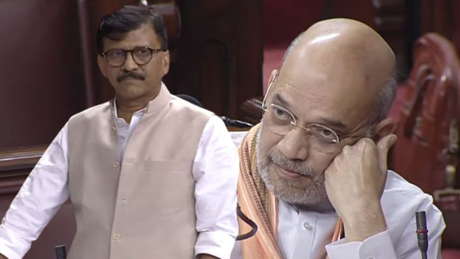 delhi ordinance bses bill shiv sena ubt mp sanjay raut criticized bjp in rajyasabha political news headlines india