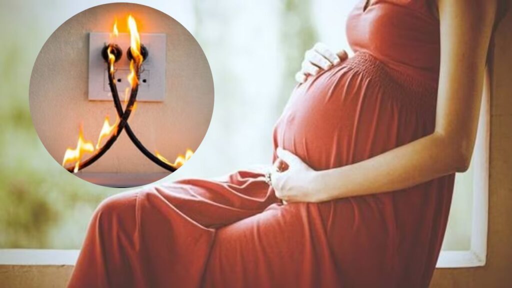 nine months pregnant women dies electrical shock while charge phone shocking story