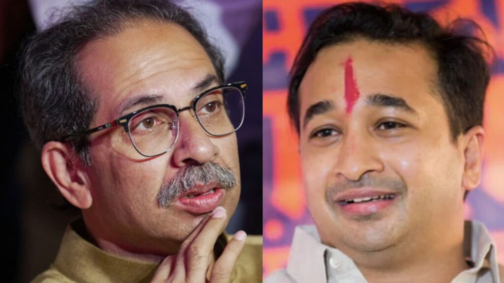 matoshree real mummy is coming to Mumbai tomorrow nitesh rane criticizes uddhav thackeray
