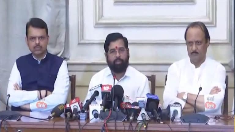 Maratha Reservation : सह्याद्रीवरील बैठक संपली, CM शिंदेंनी सांगितला सर्वपक्षीय बैठकीतला तपशील maratha reservation all party meeting end sahyadri manoj jarange patil agitation eknath shinde devendra fadnavis