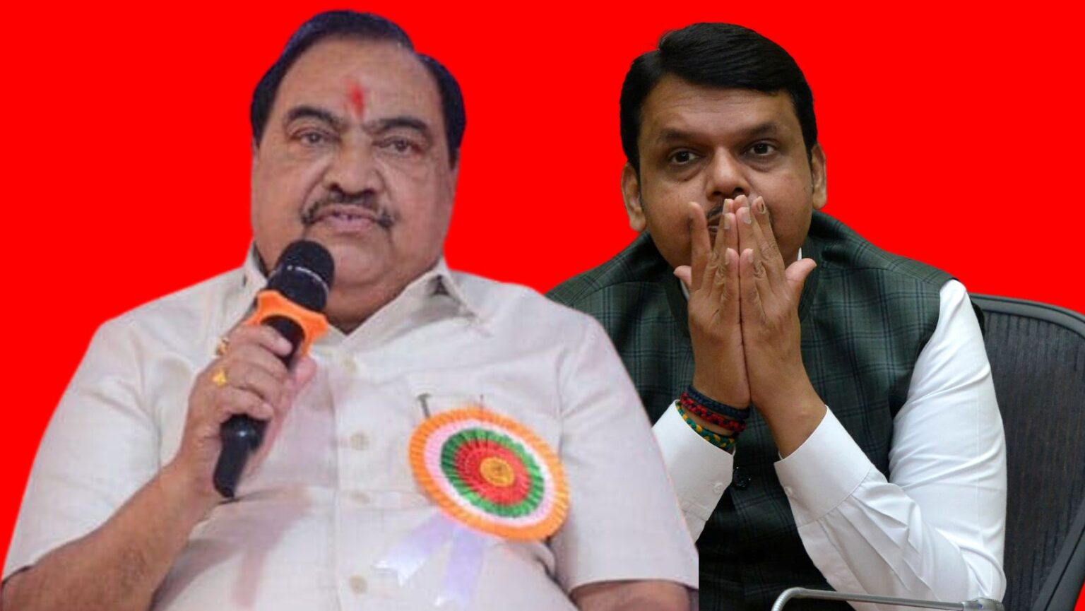 devendra fadnavis did personal harassment sensational allegation of eknath khadse maharashtra news politics