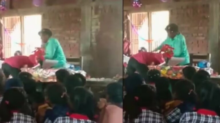 Teachers day viral video : विद्यार्थ्याने असं काय केलं शिक्षकाने धो धो धुतलं? This video going viral has been shared with the Twitter handle named Bihar_se_hai. in this video teacher beat to student