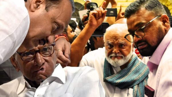 Former mla ramesh kadam big statement. kadam says chhagan bhujbal blackmailed ncp supremo pawar.