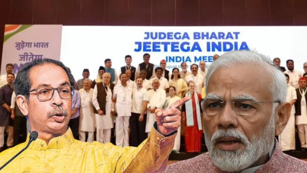 Uddhav Thackeray slams pm narendra modi. thackeray said some people have allergy of india word