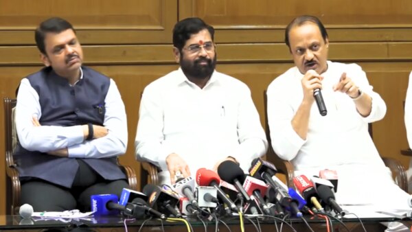 Ajit pawar gets angry after journalist asked him about who give order of lathi charge