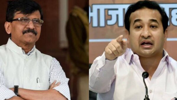 nitesh rane hits out at sanjay raut after mulund incident.