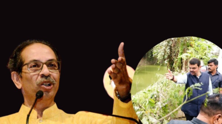 ‘…त्याचे प्रायश्चित तुम्ही घेणार आहात का?’, ठाकरेंचा फडणवीसांना रोकडा सवाल nagpur rains : Shiv Sena slams devendra fadnavis rss And bjp.