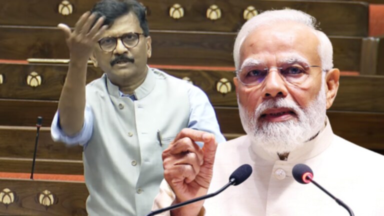 Sanjay Raut : गटारं, अंधभक्त, नेहरू… PM मोदींना डिवचलं; राऊत असं काय बोलले? Shiv sena UBT MP Sanjay Raut recites PM Narendra modi and his government approch towards science and technology