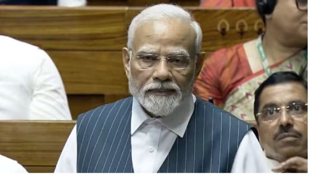 pm modi says micchami dukkadam new parliament speech what was her meaning