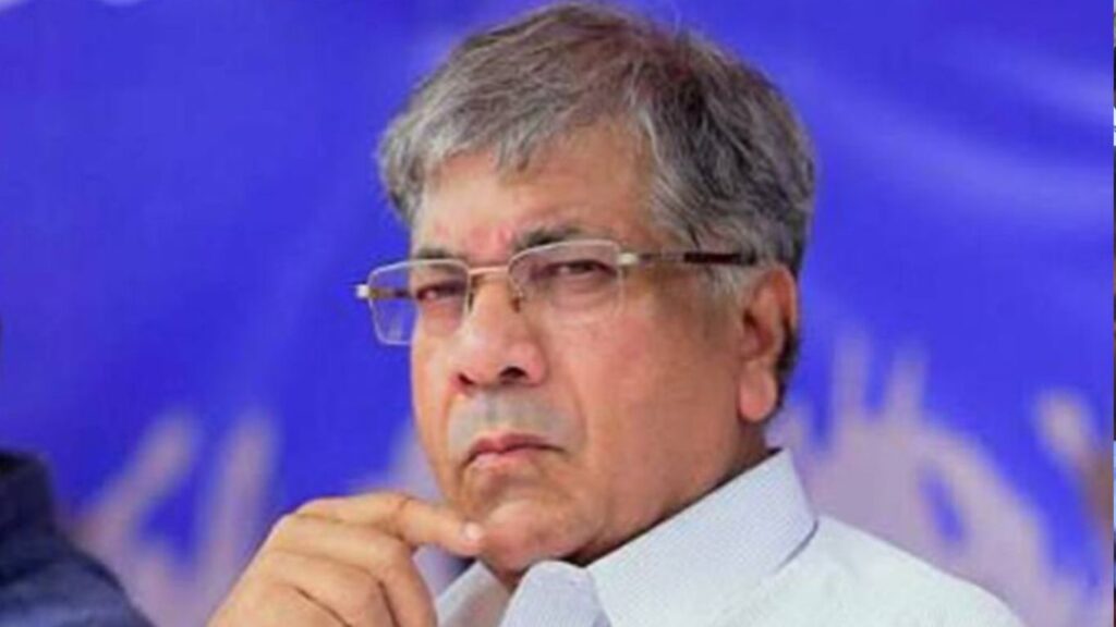 Prakash Ambedkar ncp congress india alliance meeting