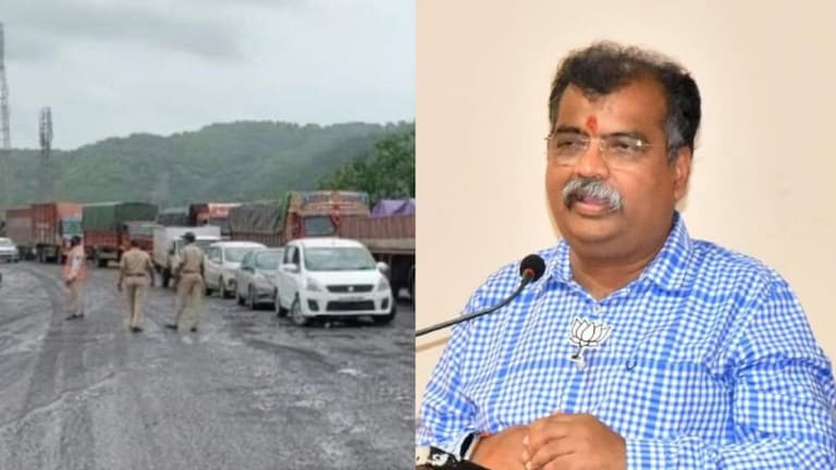 Mumbai-Goa Highway : ‘चमकोमॅन’ वर भरोसा ठेवणार का..?, मनसेने भाजप नेत्याला डिवचले Ravindra chavan mumbai-goa highway amey khopkar video share