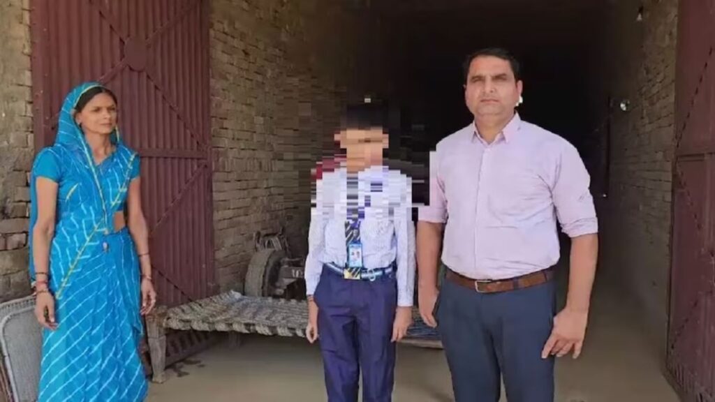 uttar pradesh sambhal muslim student asked slap student because he could not answer. So the student is depressed. case was registered against the teacher