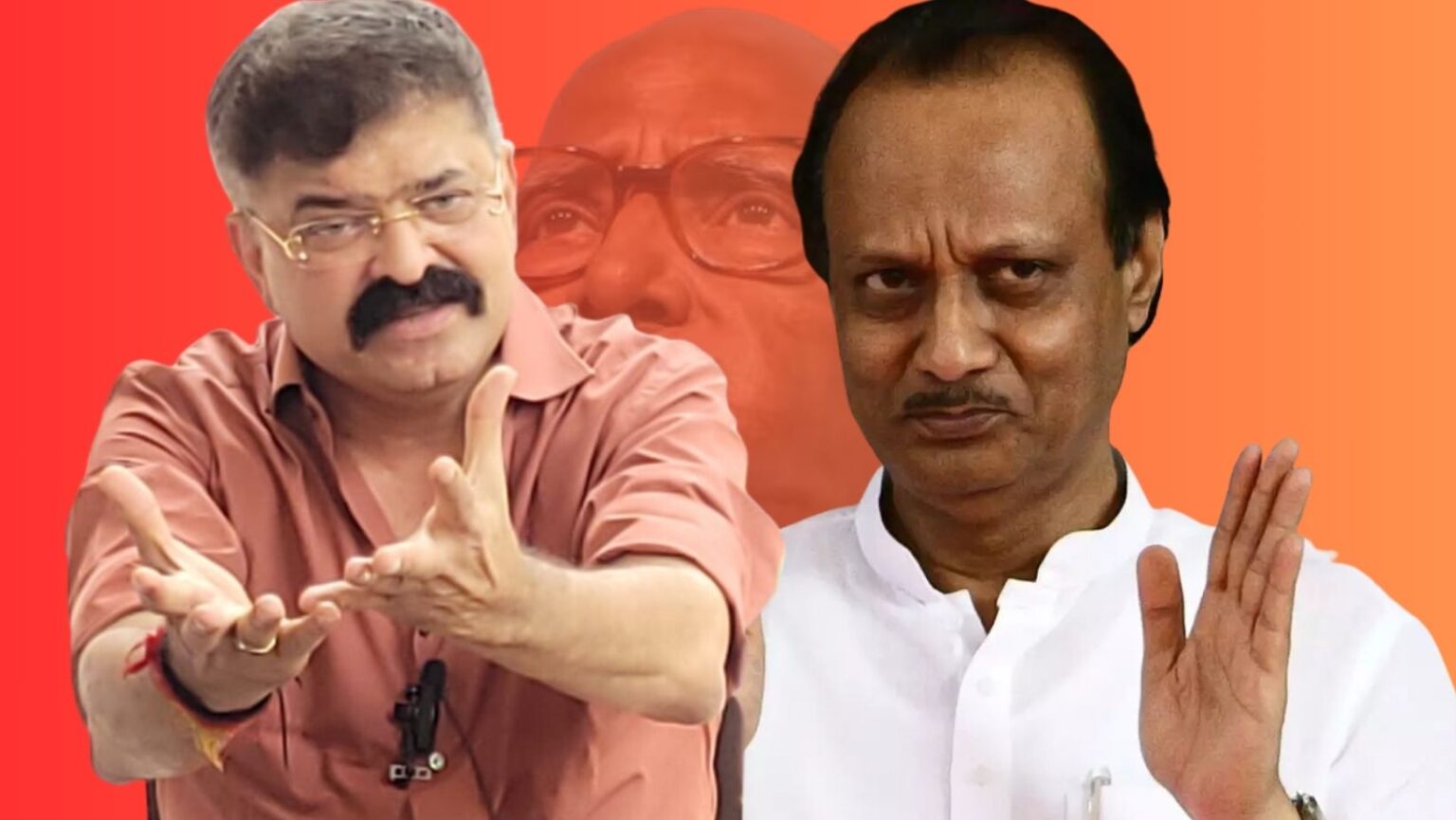 ncp sharad pawar vs ajit pawar what happened in election commission that jitendra awhad cried rohit pawar is also aggressive