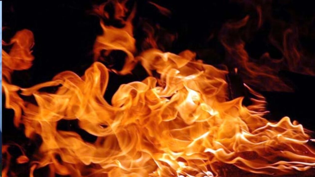 Shocking video of Manipur viral the young man was burnt alive