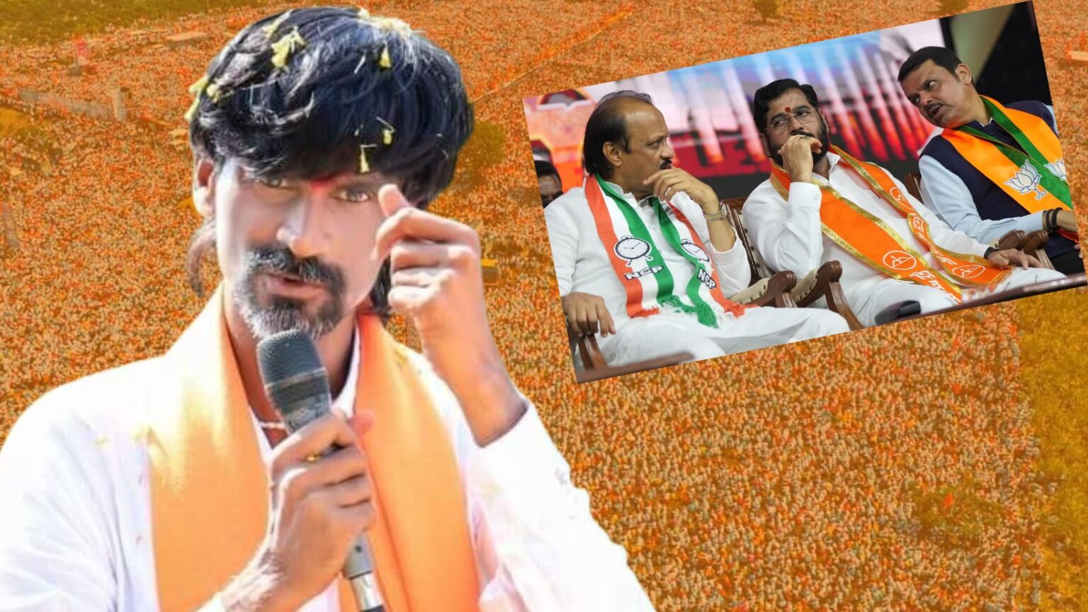 maratha morcha akluj public meeting after 40 days we will not give even an hour to government manoj jarange patil warning to shinde fadnavis government regarding maratha reservation