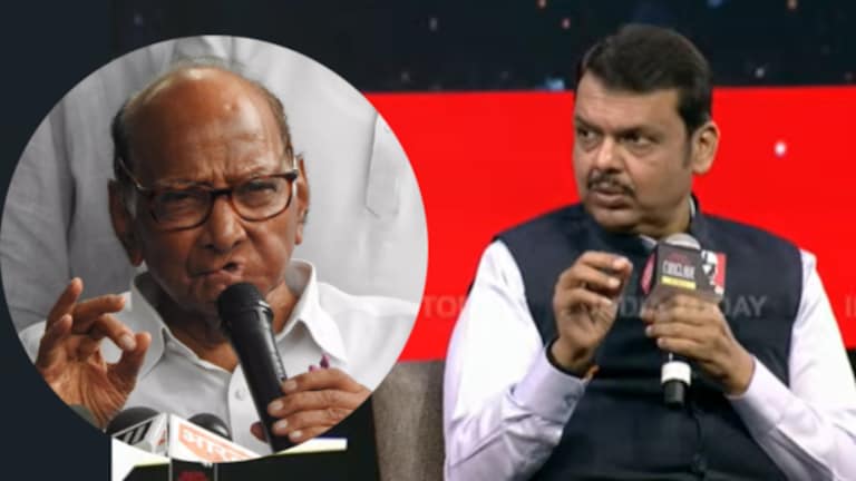 “शरद पवारांनीच राष्ट्रपती राजवट लावायला सांगितलं”, देवेंद्र फडणवीसांनी फोडला बॉम्ब India today conclave mumbai 2023 : Devendra Fadnavis claim that Sharad Pawar suggested President's Rule in Maharashtra in 2019