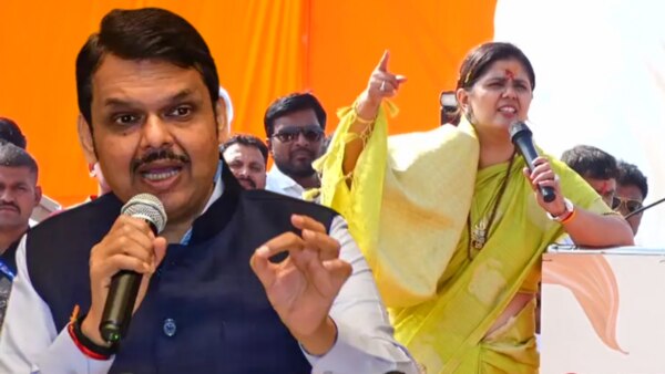 pankaja munde dasara melava Speech : Pankaja indirectly attacks on Devendra Fadnavis over drugs case.